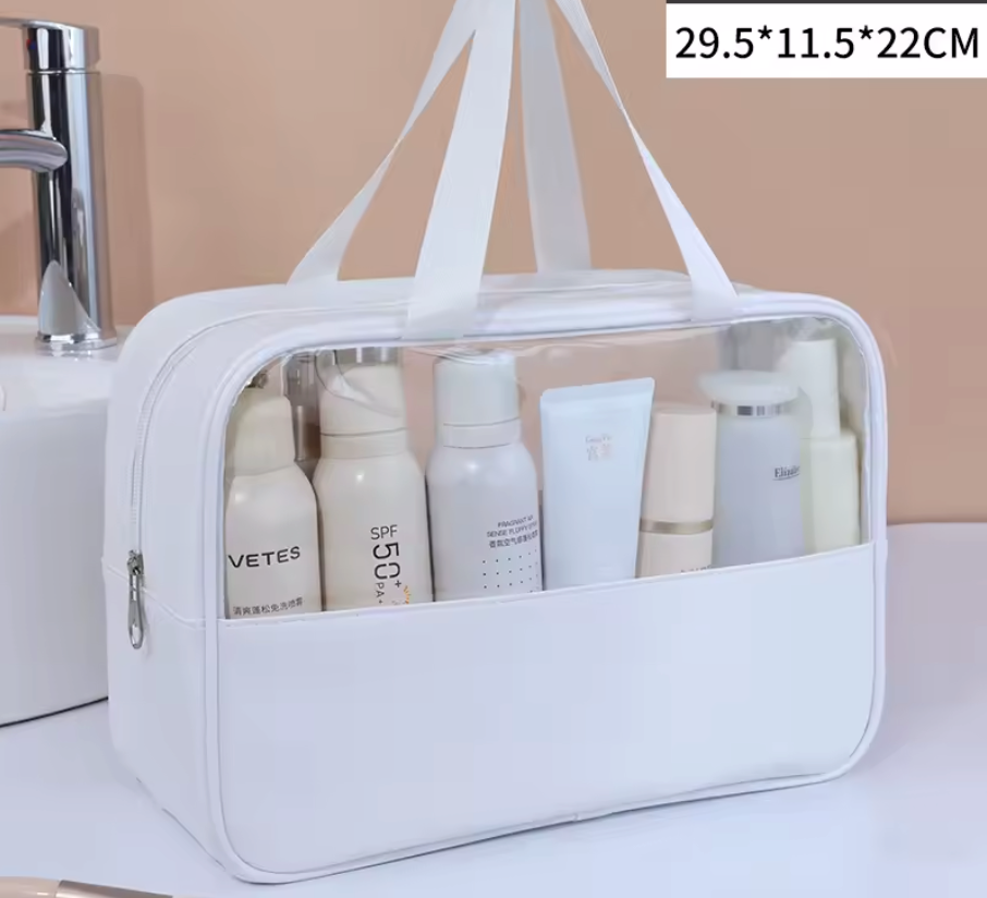 Portable Transparent Travel cosmetic bag