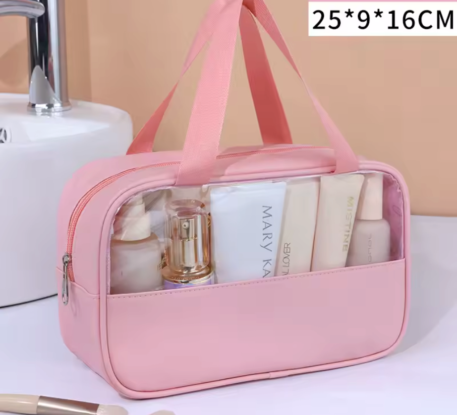 Portable Transparent Travel cosmetic bag