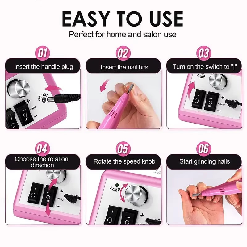 Professional Electric Nail Drill Set
