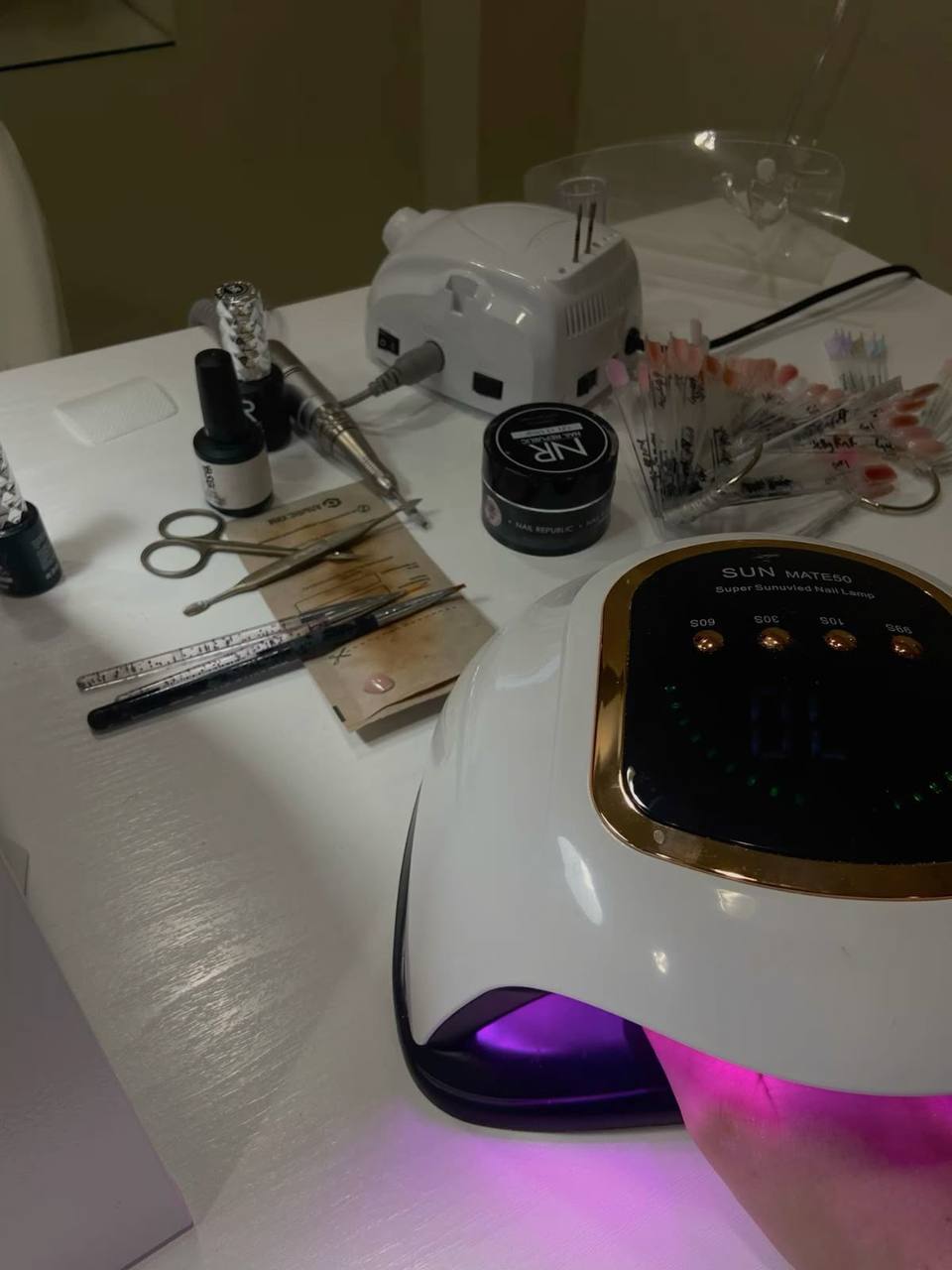 Gel Nail Polish Kit with Nail Lamp Soak Off UV LED
