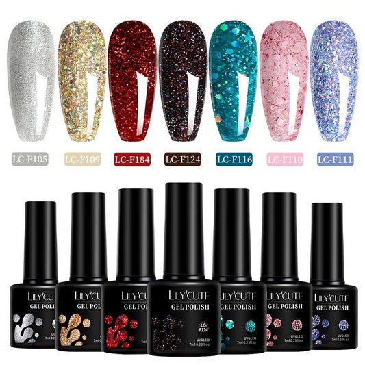 Colourful Gel Nail Polish Set