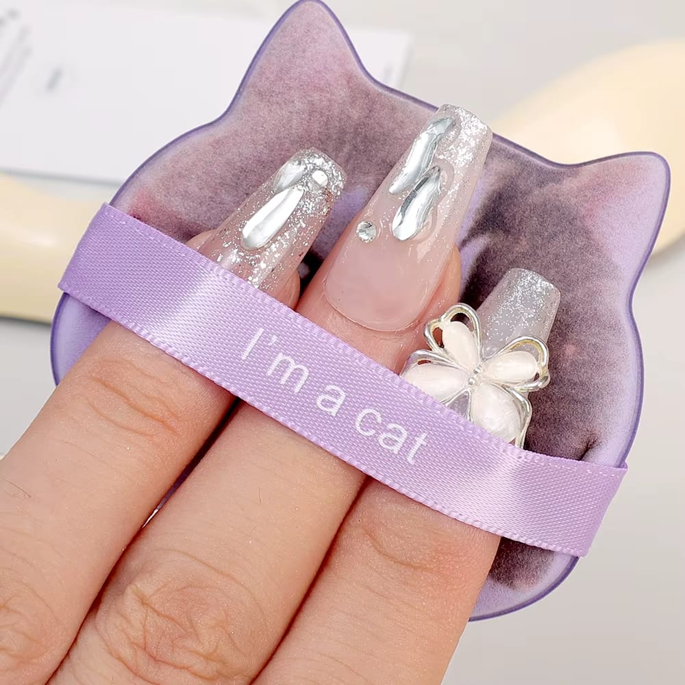 Cute Cat Super Soft Cosmetics Puffs Set