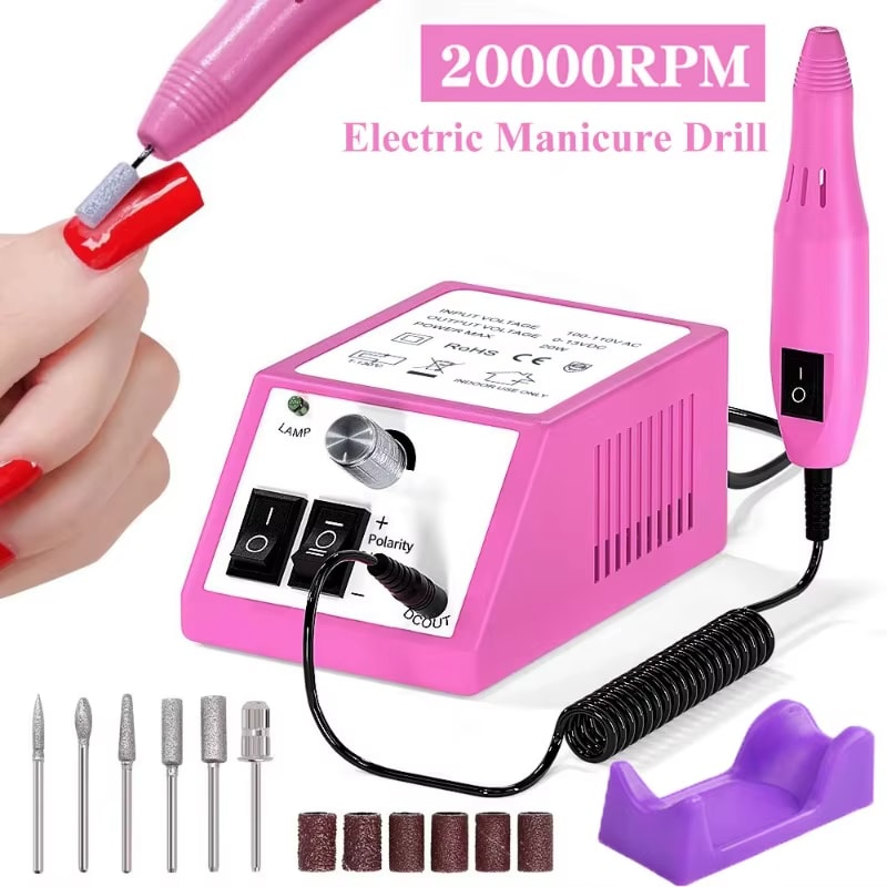 Professional Electric Nail Drill Set
